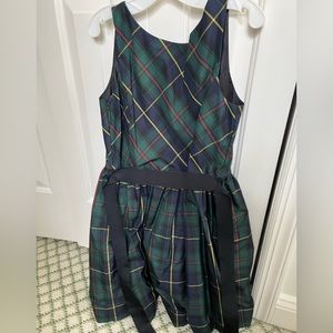 Girls holiday Polo Ralph Lauren plaid dress size 14